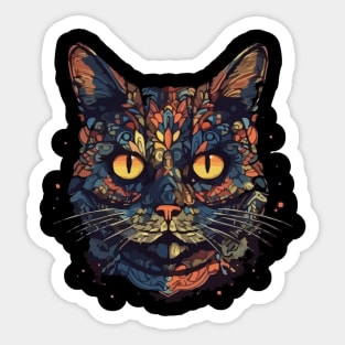 van Gogh's Cats Sticker